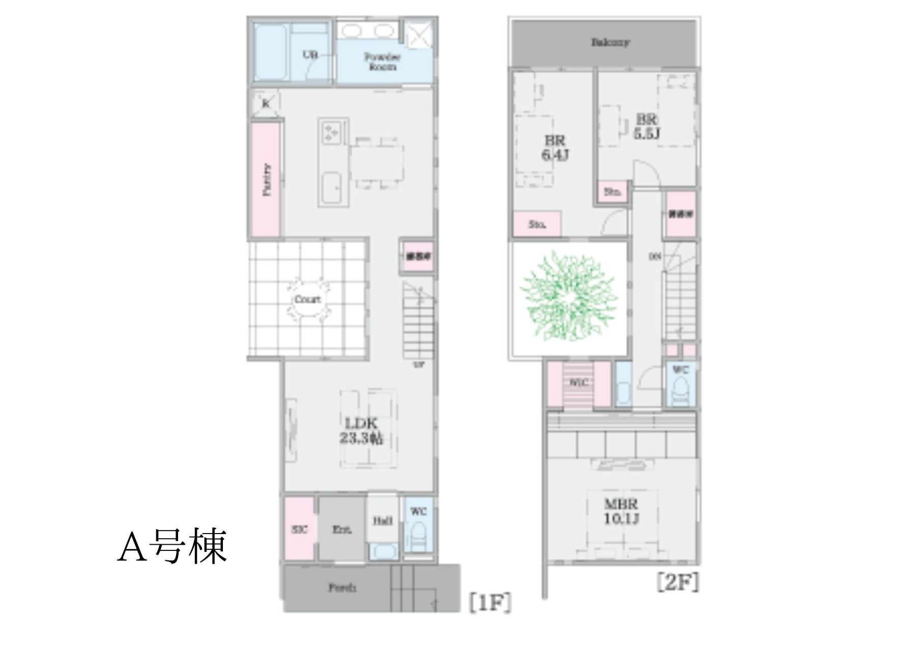 間取り図 地下1階