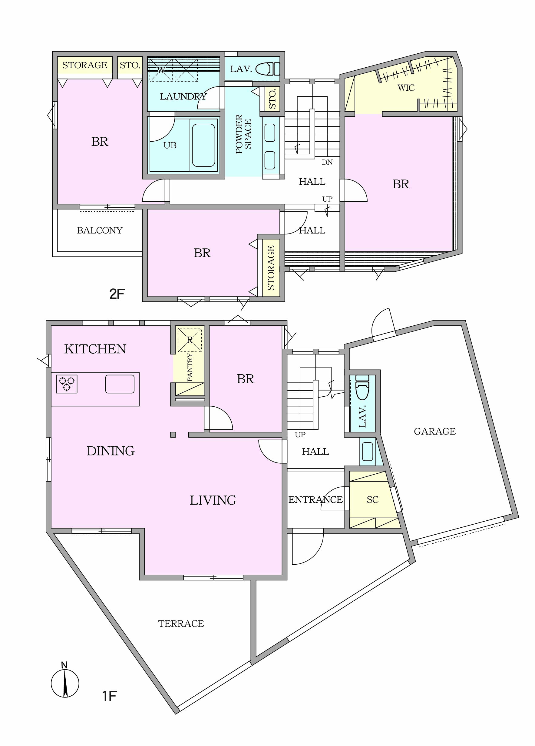 間取り図 地下1階